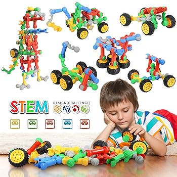 Amazon.com: ZOZOPLAY 160 Pcs Connector Blocks Set, STEM